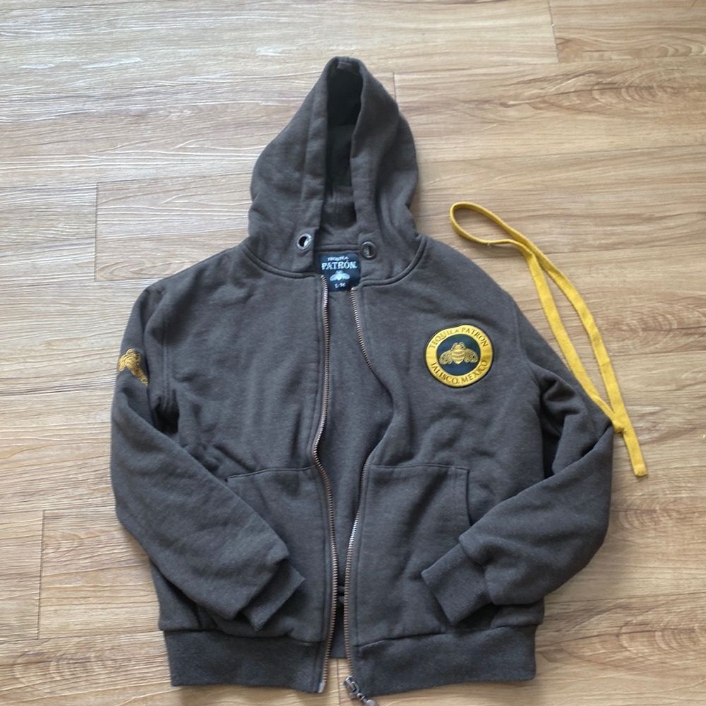 Tequila Patron women’s medium zip up Hoodie